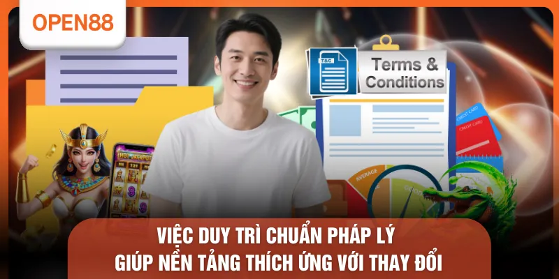 Chứng Nhận BVI OPEN88 - 4 Khía Cạnh Pháp Lý Tạo Dựng Uy Tín 3 Việc duy trì chuẩn pháp lý giúp nền tảng thích ứng với thay đổi